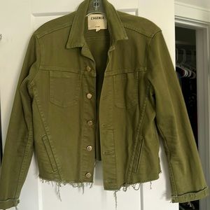 L’AGENCE olive green Jean jacket